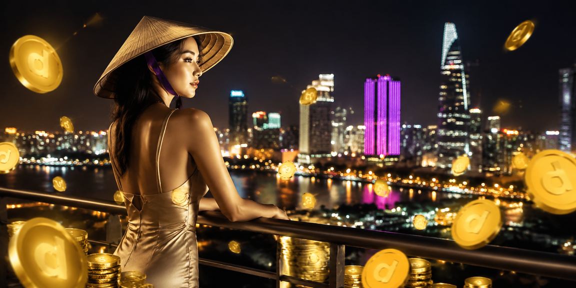 Người chơi bài tại TP.HCM với chiếc nón lá truyền thống, hình ảnh đặc trưng Việt Nam